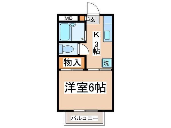 フラッツＬの物件間取画像